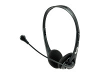 Equip Stereo-Headset Wired mit Mikro    3,5mm  1.80m schwarz