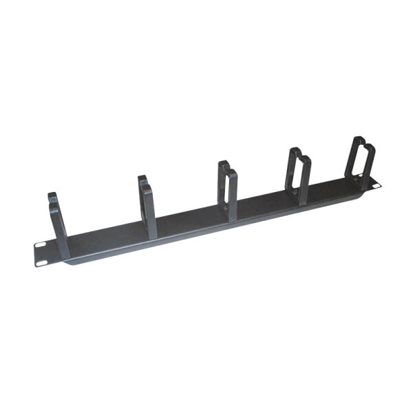 Logilink Kabelführungspanel 19" 1HE, 5 Plastikringe, schw