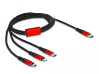 DELOCK USB Ladekabel 3 in 1 USB/C ->...