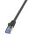 LogiLink PrimeLine CAT6a Patchkabel S/FTP LSZH 5m schwarz