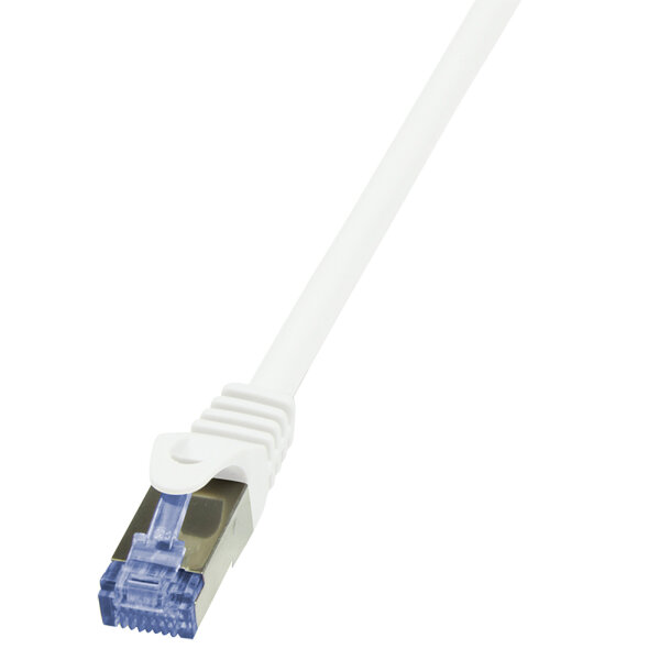 Logilink Patchkabel CAT6A  S/FTP AWG26 PIMF  0,25m weiß