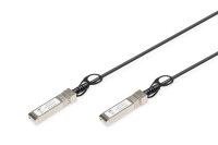 DIGITUS Kabel  SFP+ 10G DAC 10.0m schwarz  AWG 24  MSA