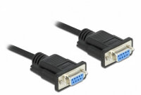 DELOCK Seriell Kabel RS-232 D-Sub9 Bu>Bu Nullmodem 1.0m