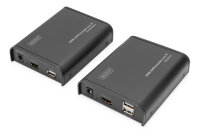 DIGITUS HDMI KVM Extender über IP, Set bis 120M,...