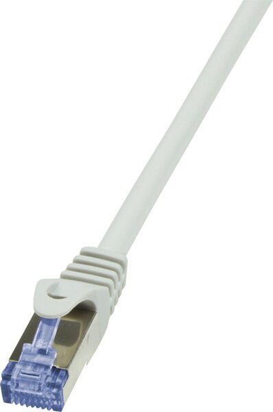 Logilink Patchkabel CAT6A  S/FTP AWG26 PIMF  0,50m grau