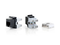 Equip Keystone Jack ungeschirmt Cat6  LSA           8Stk  sw