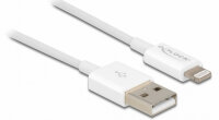 DELOCK USB Daten-/Ladekabel iPhone/iPad/iPod 1m weiß