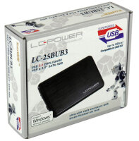 LC-Power 2.5" External Case USB 3.0 schwarz extern...