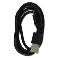2GO USB Lade-/Datenkabel Micro-USB   1m  PET-B  schwarz