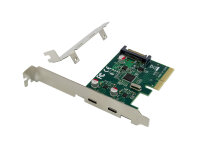 CONCEPTRONIC 4xPCIe2.0 Card 2xUSB-C3.2 Gen2           10Gbps