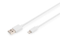 DIGITUS USB Kabel 2.0 A St. -> Lightning St., MFI 2M...