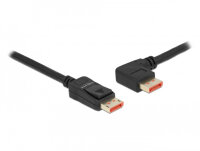 DELOCK DisplayPort Kabel Stecker gewinkelt 8K 60 Hz 1m