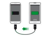 DELOCK USB Kabel Micro-B -> Micro-B St/St 0.30m OTG sw