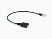Equip Telefonkabel RJ9->2x3.5mm   St/Bu        0.25m...