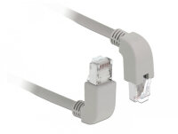 DELOCK Netzwerkkabel RJ45 Cat.6 S/FTP gewinkelt 0,5m