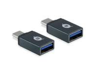CONCEPTRONIC Adapter USB-C3.2->USB-A3.0 2Stk  10Gbs...