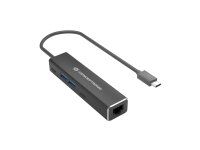 CONCEPTRONIC Adapter USB-C3.2->GbE/2xC/2xA     5Gbs...