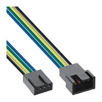 InLine Lüfterkabelverlängerung 4pol Molex...