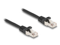 DELOCK Kabel RJ50 Stecker zu RJ50 Stecker S/FTP 1 m schwarz