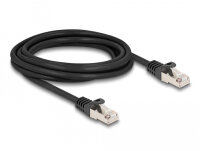 DELOCK Kabel RJ50 Stecker zu RJ50 Stecker S/FTP 3 m schwarz