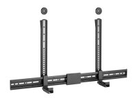 Equip Uni. Soundbar-Wandhalt.     800x400mm     15Kg...