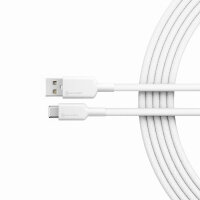 Alogic USB 2.0 Anschlusskabel Typ C -A M/M           1m, wei
