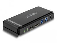 DELOCK DisplayPort 1.4 KVM Switch 8K 60 Hz mit USB 5 Gbps