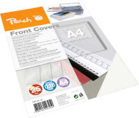 Peach Einbanddeckel klarsicht  farblos A4 0,18mm 25 Stk....