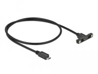 DELOCK Kabel USB 2.0 Micro-B Stecker 0,5 m zum einbau