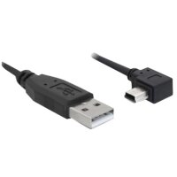DELOCK USB Kabel A -> Mini-B St/St 0.50m 90°