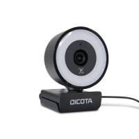 Dicota Webcam Ringlight 5MP black
