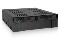 Backplane IcyDock 2x6,3/1x8,9cm SATAI-III in 1x5,25" HDD/SSD