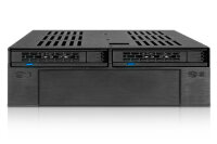 Backplane IcyDock 2x6,3/1x8,9cm SATAI-III in 1x5,25" HDD/SSD