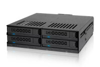 Backplane IcyDock 4x6,3cm SATAI-III/SAS in 1x5,25" HDD/SSD