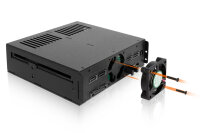 Backplane IcyDock 4x6,3cm SATAI-III/SAS in 1x5,25" HDD/SSD
