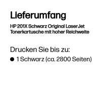 HP Toner CF 400 X Schwarz