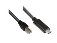 Good Connections USB2.0 Kabel C-B schw. 1,8m