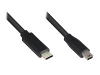 Good Connections USB2.0 Kabel C-Mini B5pol. schw. 3m