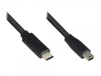 Good Connections USB2.0 Kabel C-Mini B5pol. schw. 5m