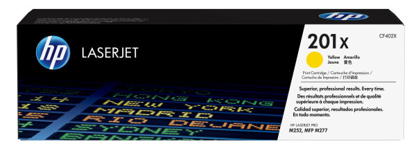 HP Toner CF 402 X Gelb