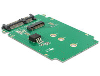 DELOCK Adapter SATA SATA 22Pin -> M.2 NGFF St/Bu