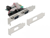 DELOCK PCI Express x1 Karte zu 2 x Seriell RS-232