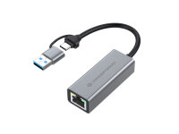CONCEPTRONIC Adapter USB-C/-A3.0->GbE          5Gbs...