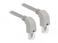 DELOCK Netzwerkkabel RJ45 Cat.6A S/FTP unten/unten gew. 0,5m