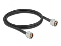 DELOCK Antennekabel N Stecker zu N Stecker LMR CFD300 1m low