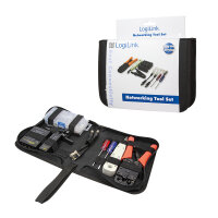 Logilink Netzwerk Werkzeug Set mit Tasche 6-teilig