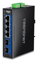 TRENDnet 6-Port Industrial 2.5G DIN-Rail Switch with 10G SFP