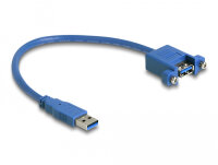 DELOCK Kabel USB 3.0 A Stecker USB 3.0 A Bu zum Einbau 25cm