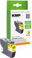 KMP Patrone Brother MFC-J5340DW LC422XLY yellow 1500S....