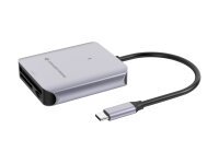 CONCEPTRONIC Kartenleser USB-C3.2->SD/TF4.0/CFast2.0...